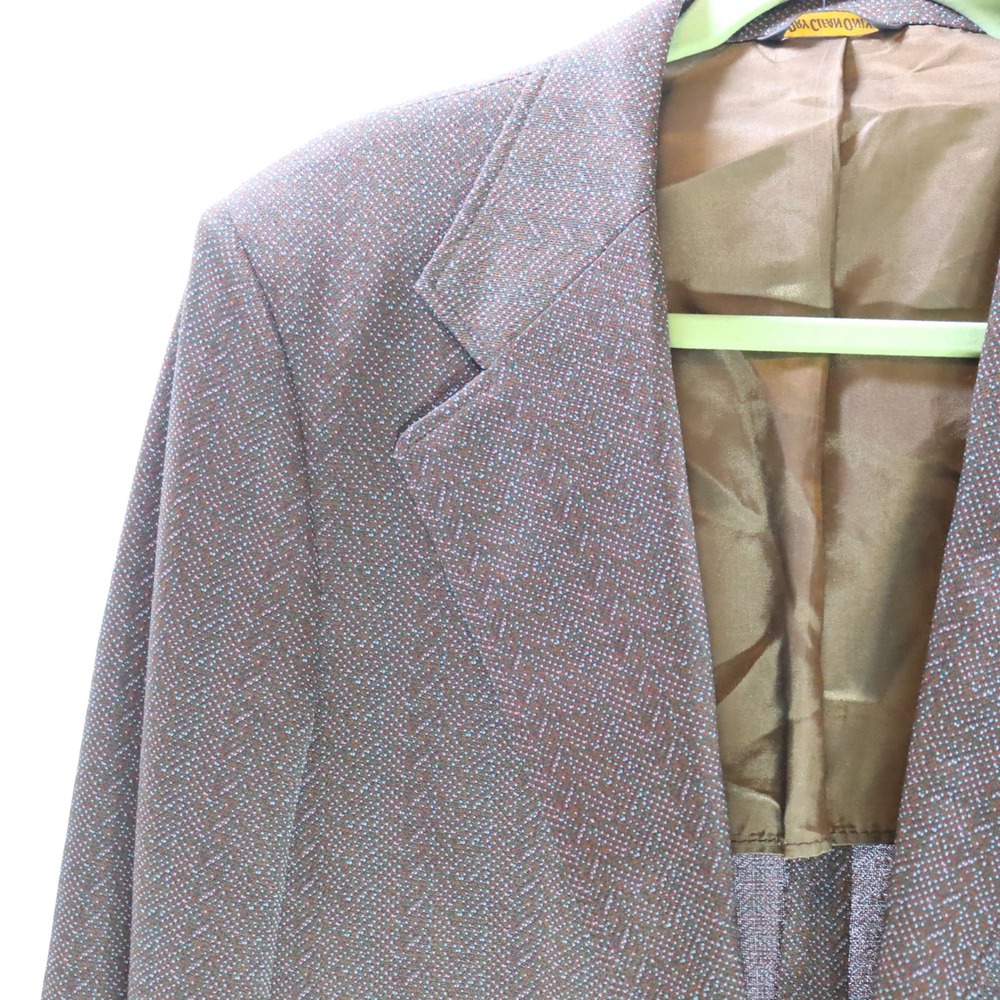 Niver Western Wear Blazer 42 Brown Mens Vintage Western Sport Coat - Picture 3 of 6